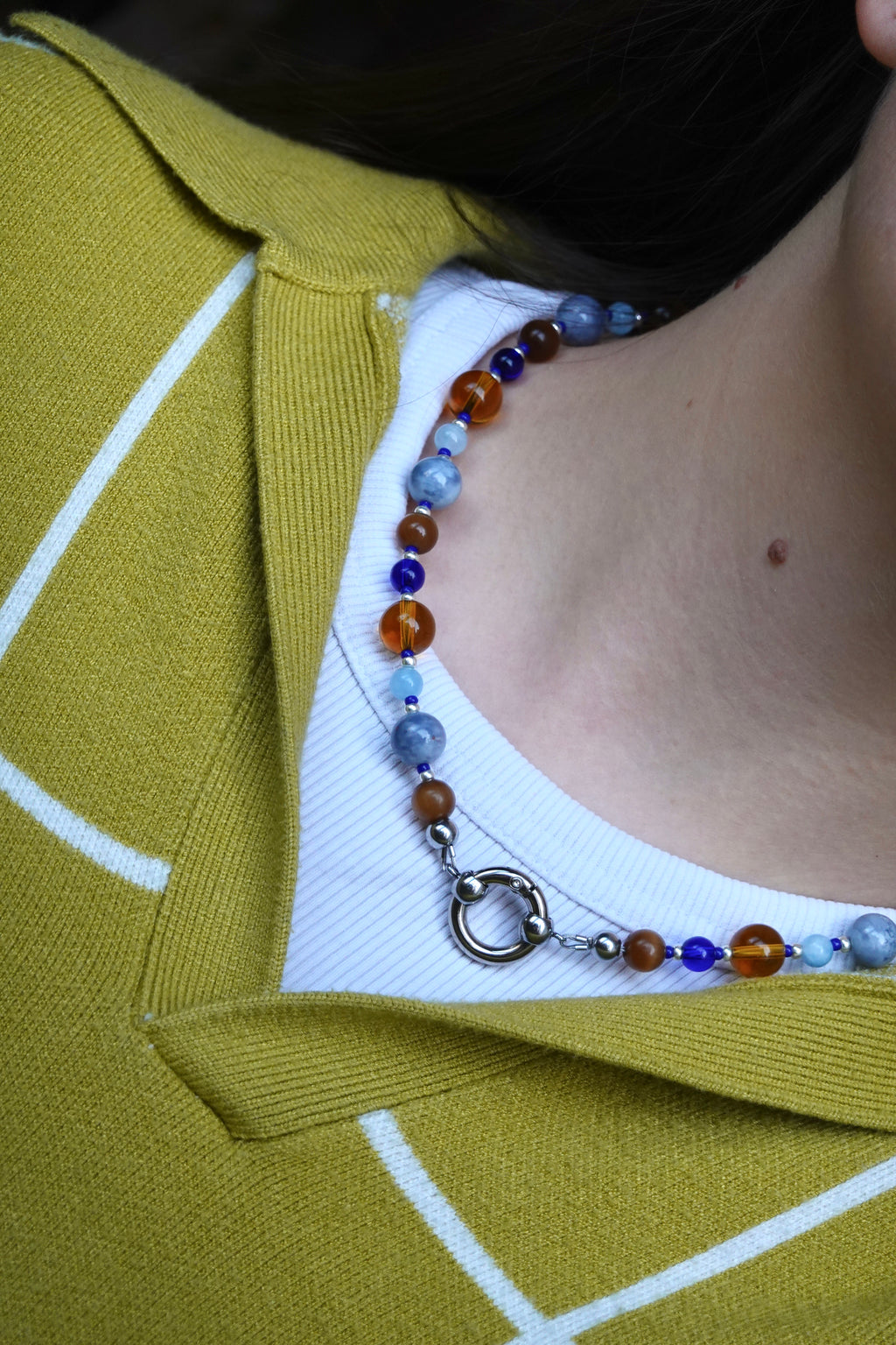 Beaded Necklace | Winter Biscotti