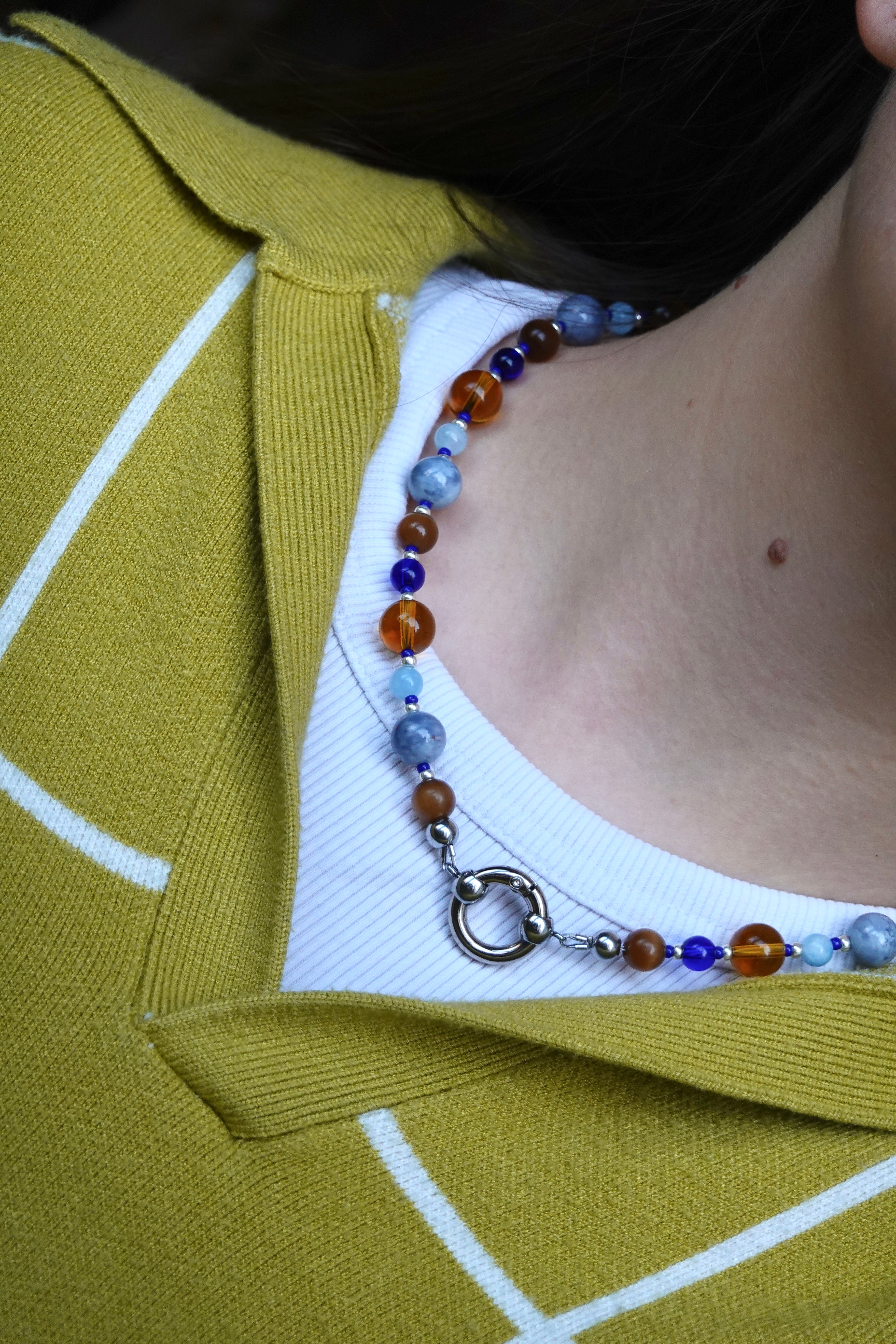 Beaded Necklace | Winter Biscotti