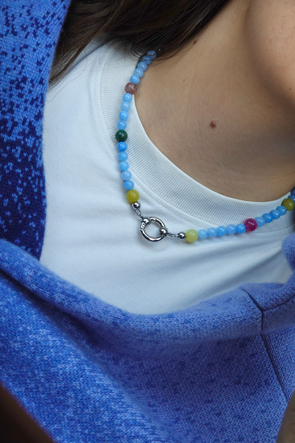 Beaded Necklace | Alpine Mist