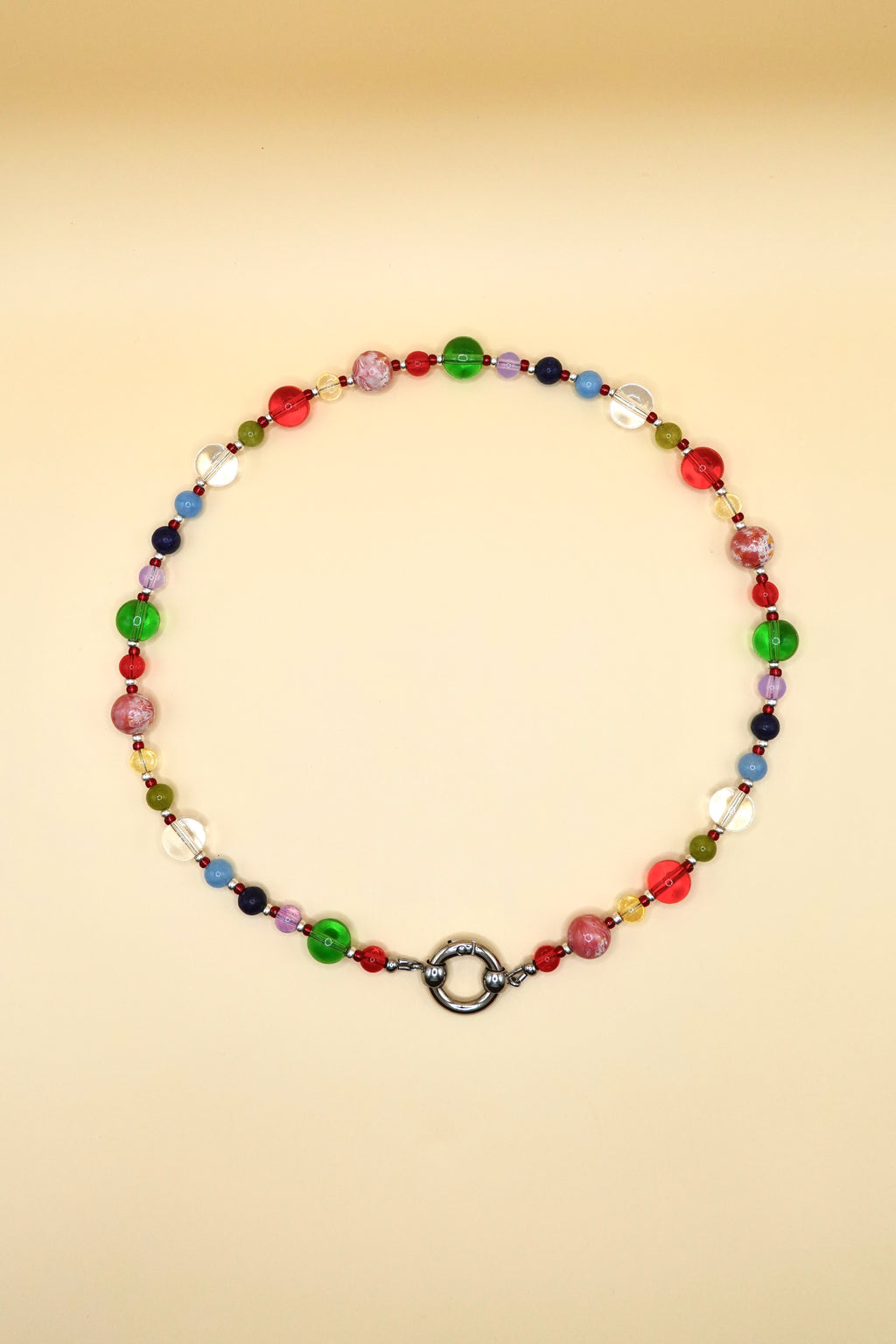 Beaded Necklace | Christmas Lollypop