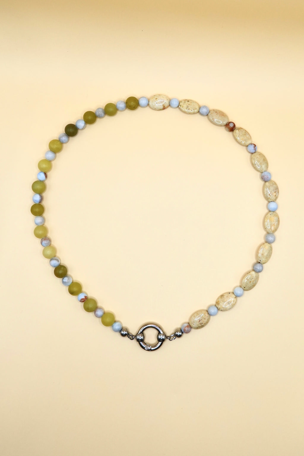 Beaded Necklace | Lime Frost