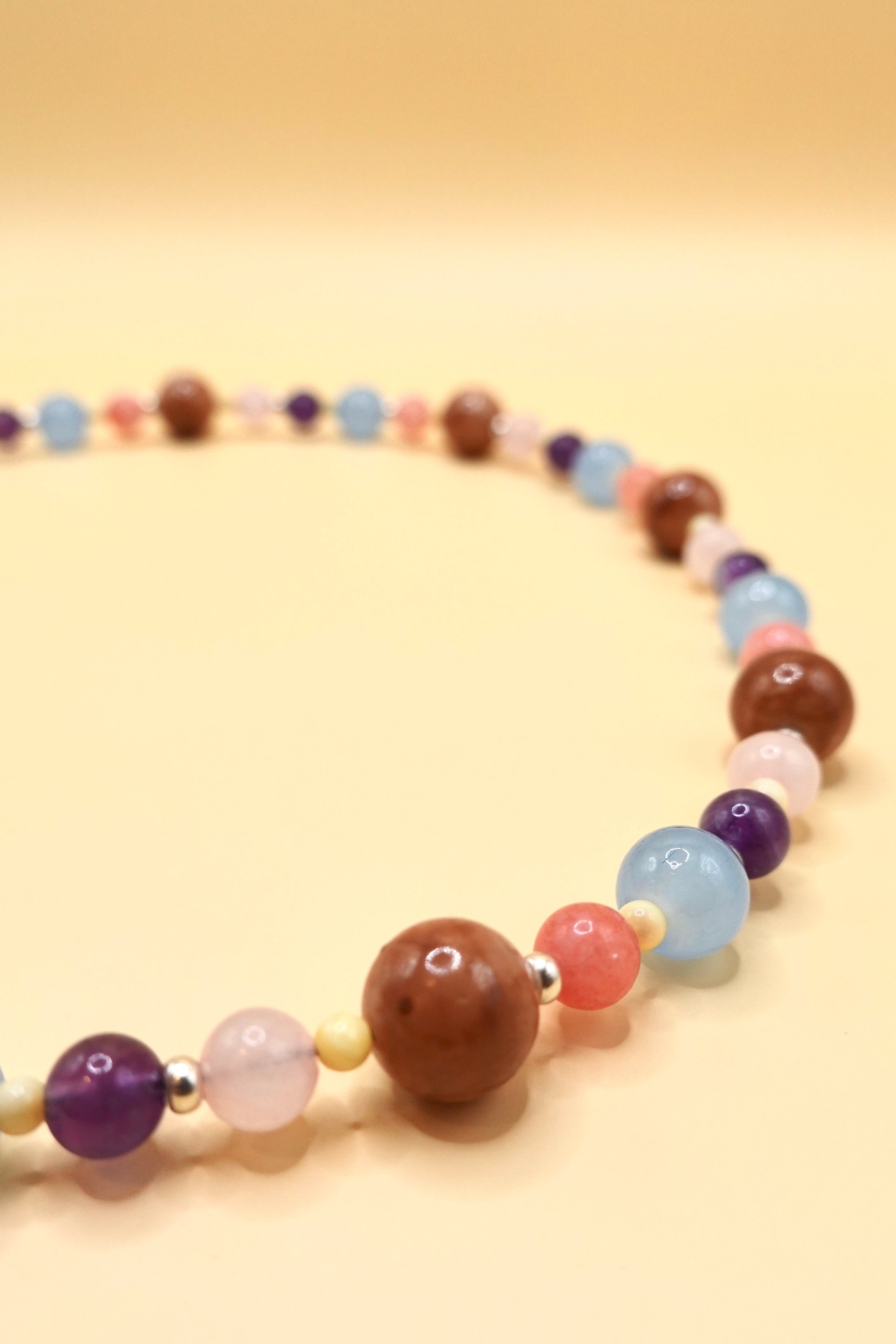 Beaded Necklace | Cinnamon Glaze