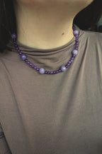 Beaded Necklace | Amethyst Mono Party